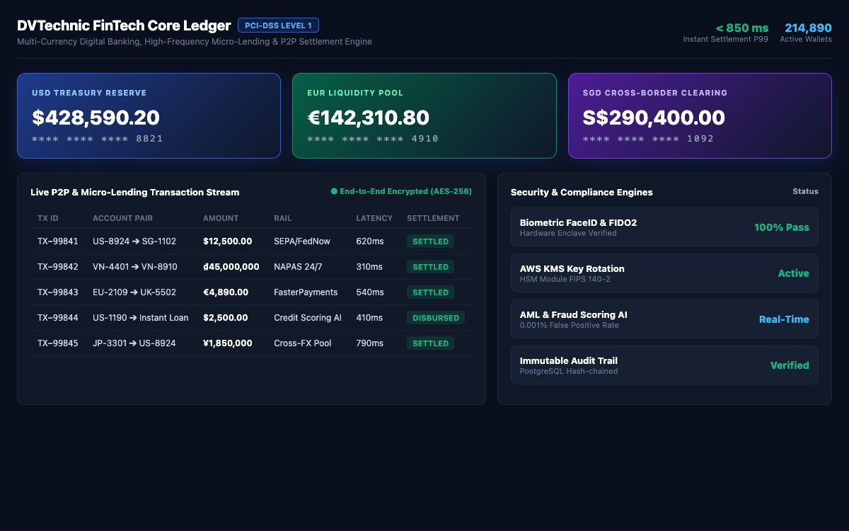 Multi-Currency Digital Banking App