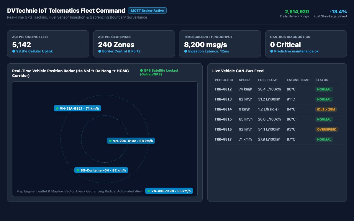 Commercial Fleet IoT Telematics